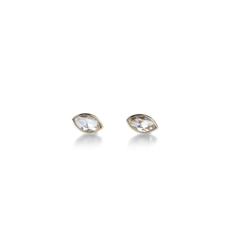 Earrings Sethi Couture | Rose Cut Diamond Reina Studs