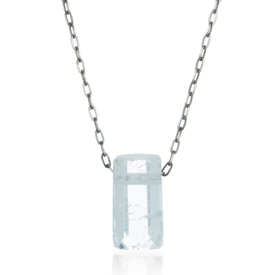 Necklaces Joseph Brooks | Natural Aquamarine Pendant Necklace