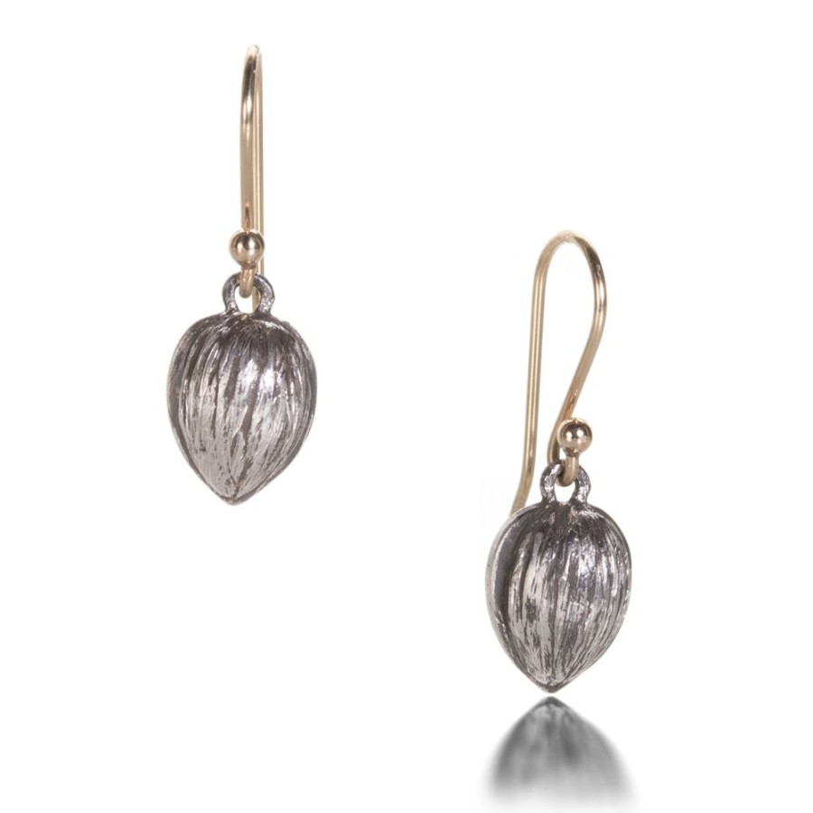 Earrings Gabriella Kiss | Silver Walnut Drop Earrings