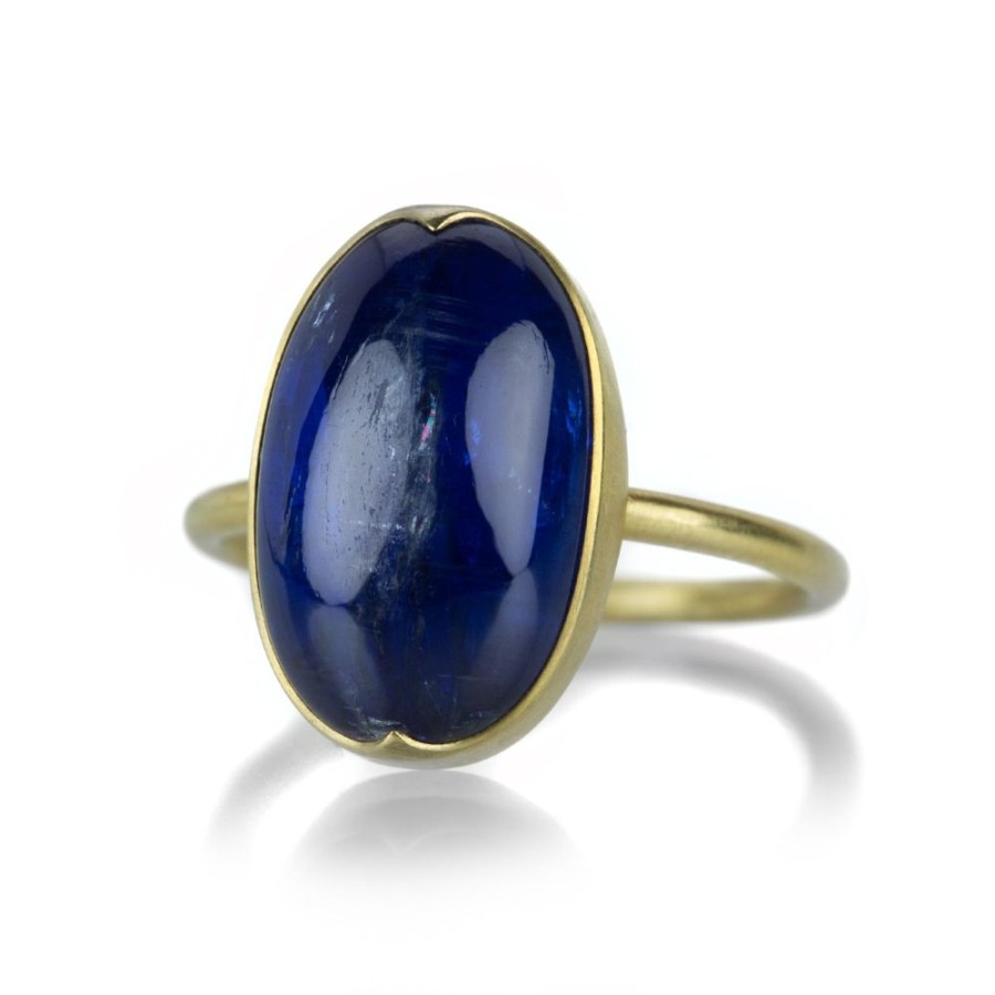 Rings Gabriella Kiss | 18K Oval Kyanite Ring