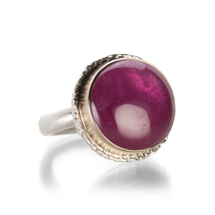 Rings Jamie Joseph | African Ruby And Lava Platform Ring