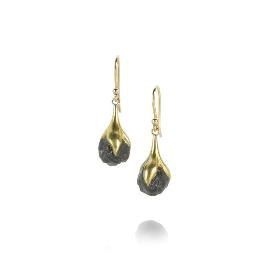 Earrings Gabriella Kiss | Natural Black Diamond Earrings