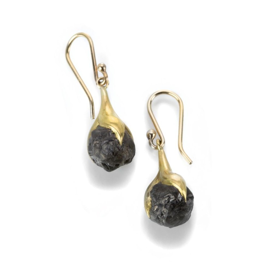 Earrings Gabriella Kiss | Natural Black Diamond Earrings