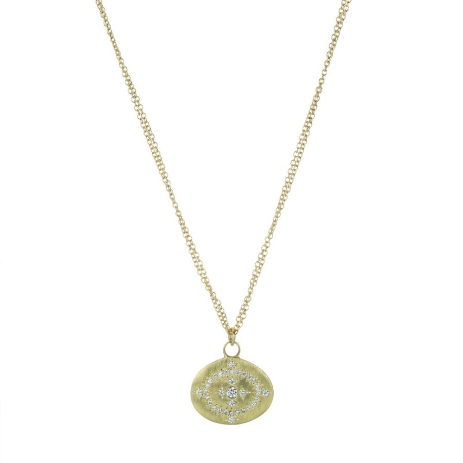 Necklaces Adel Chefridi | 18K Yellow Gold Heaven On Earth Pendant