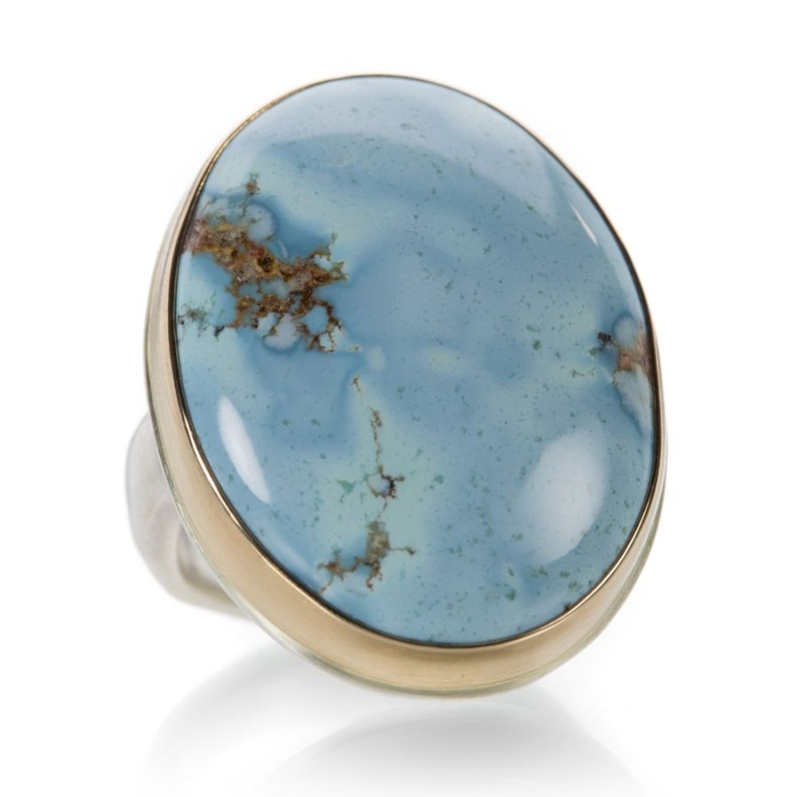 Rings Jamie Joseph | Large Oval Kazakhstani Turquoise Ring