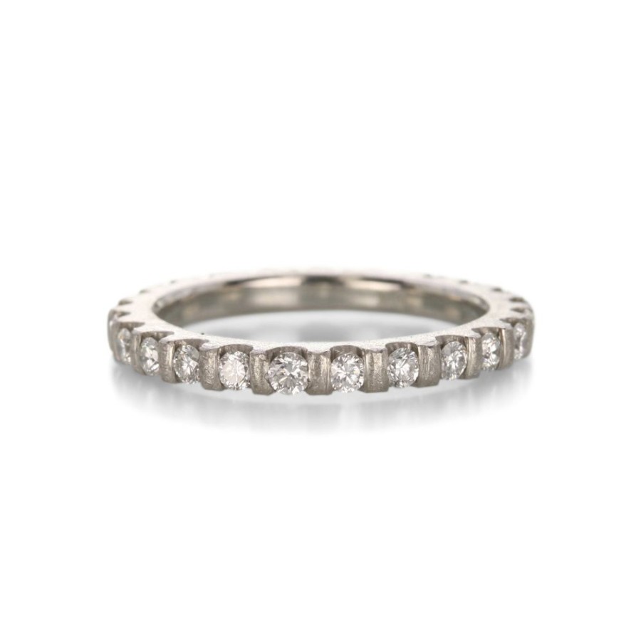 Rings Barbara Heinrich | Platinum Gear Diamond Band