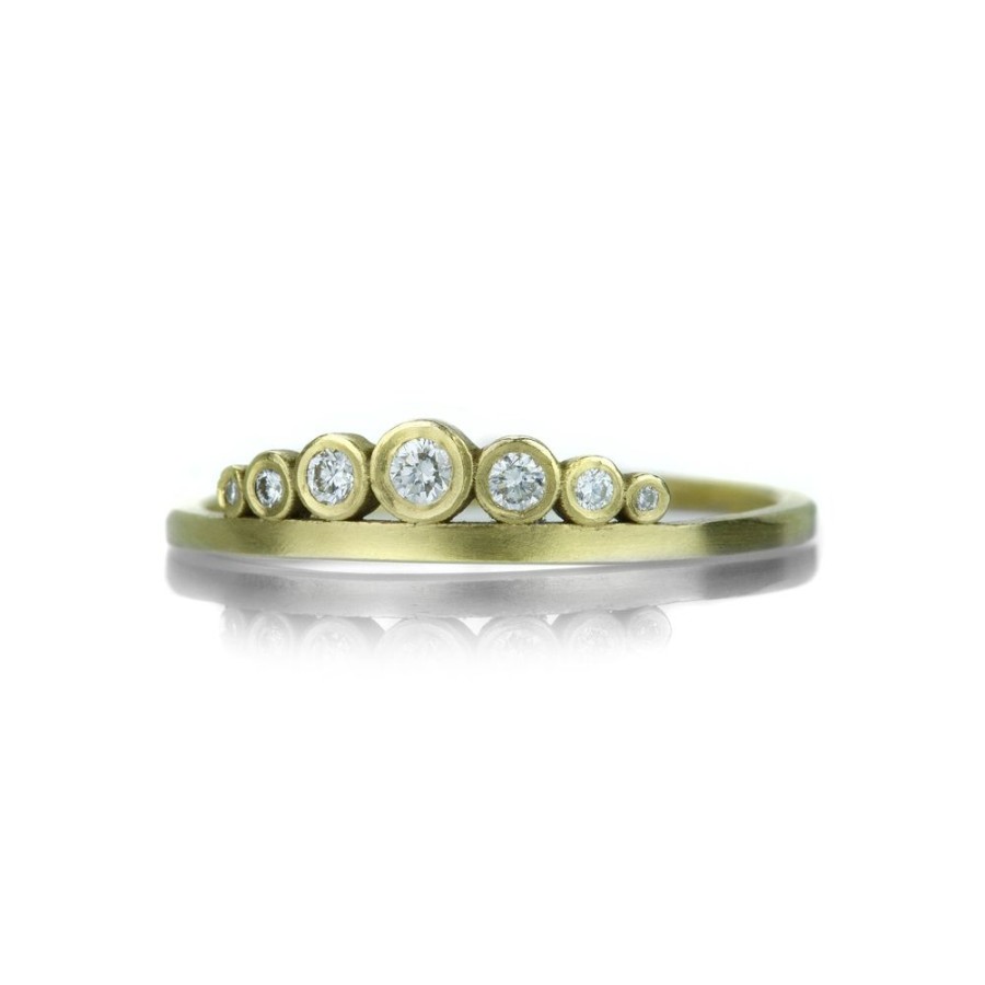 Rings Ananda Khalsa | Side Swell Diamond Band