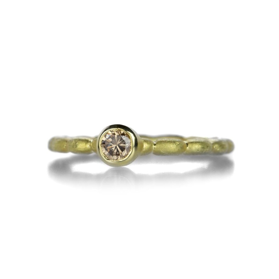 Rings Barbara Heinrich | Round Brown Diamond Stacking Ring