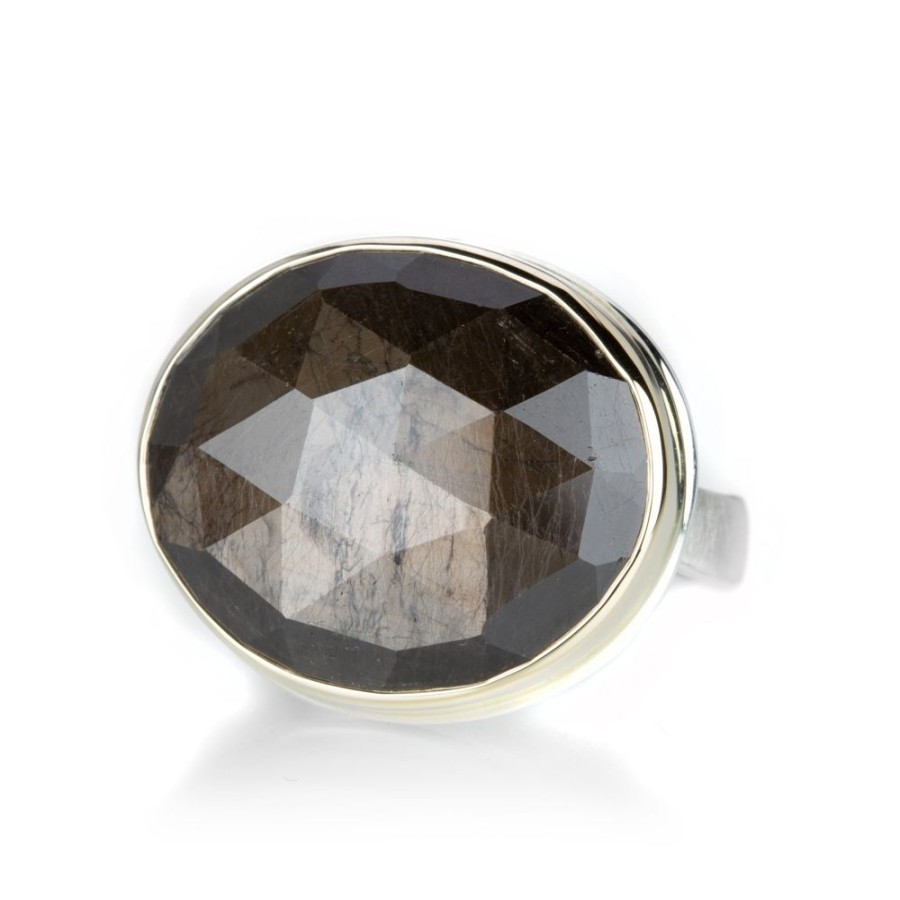 Rings Jamie Joseph | Faceted Brown Sapphire Ring