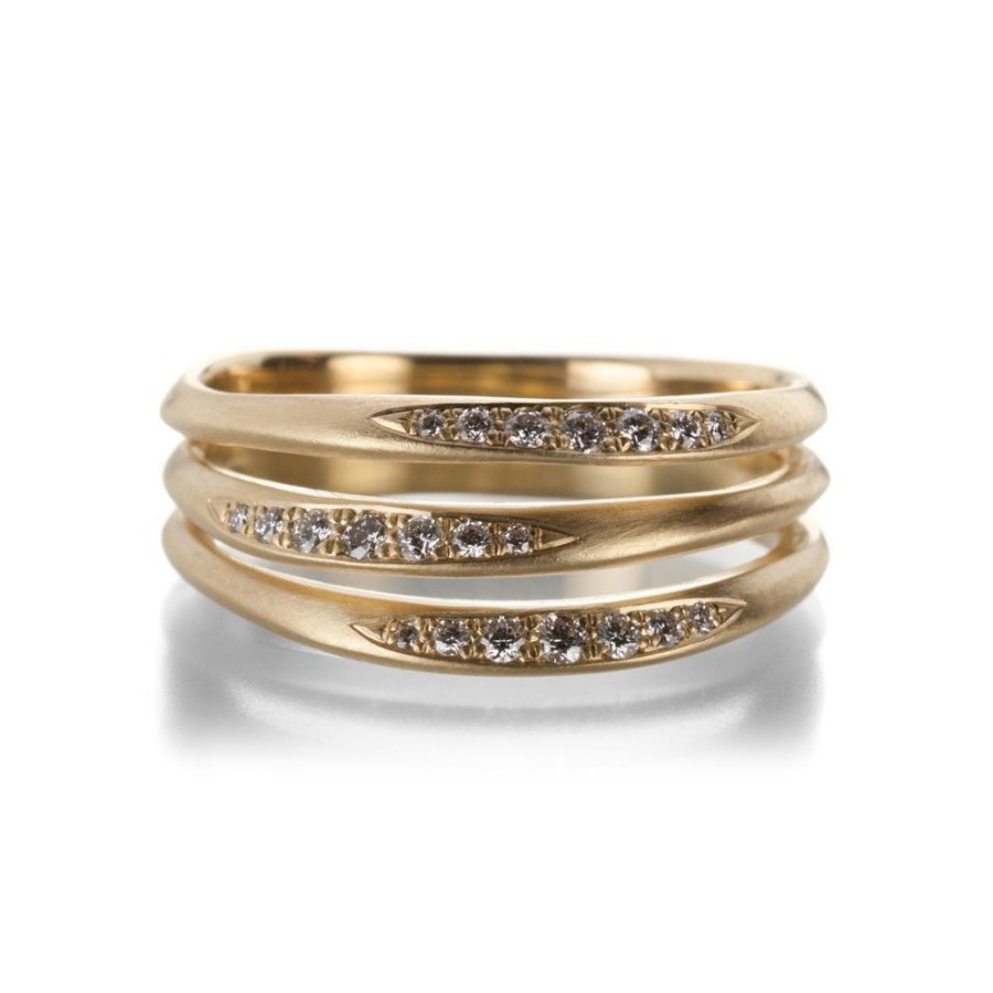 Rings Anne Sportun | Flow Stacked Trinity Band