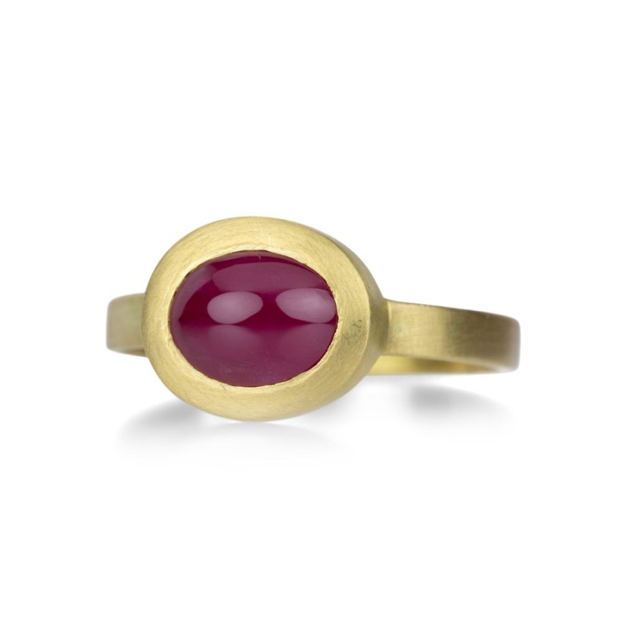 Rings Marian Maurer | Oval Ruby Callista Ring