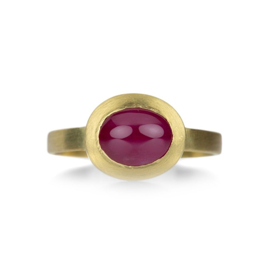 Rings Marian Maurer | Oval Ruby Callista Ring