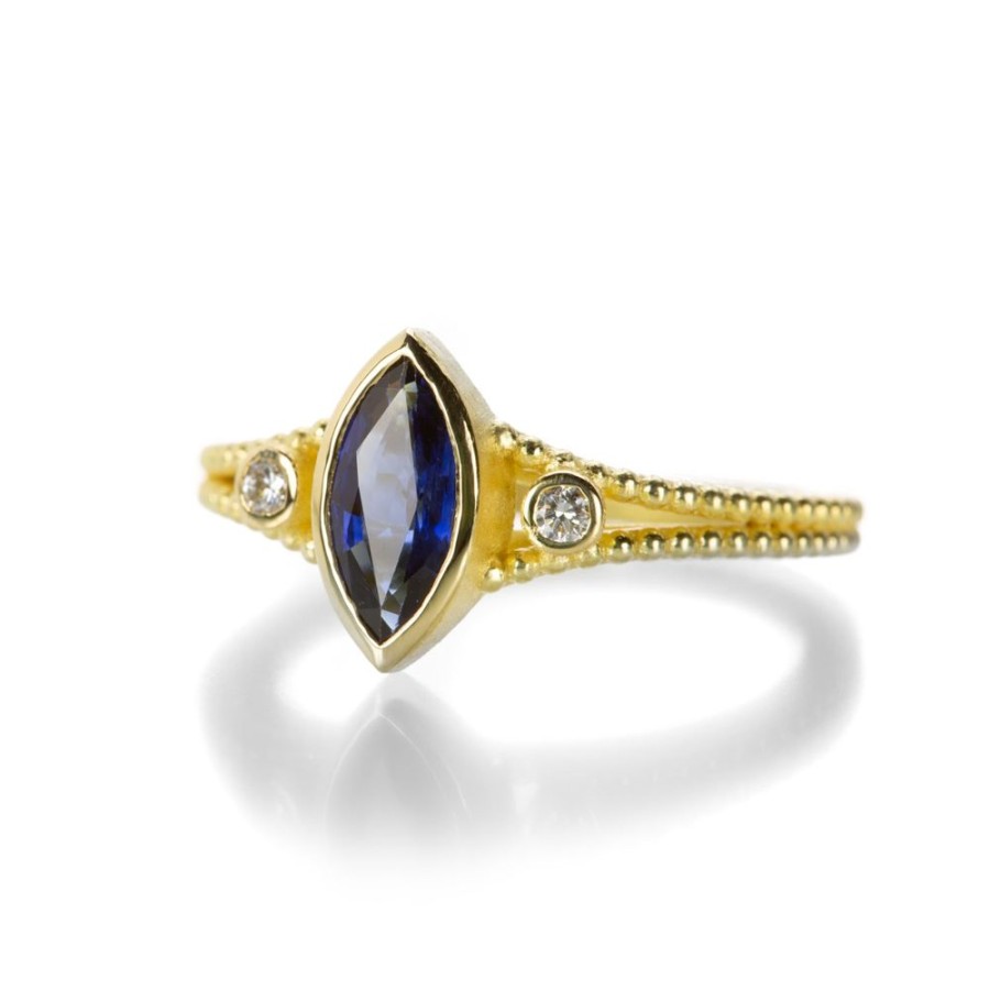 Rings Barbara Heinrich | Marquise Blue Sapphire Ring