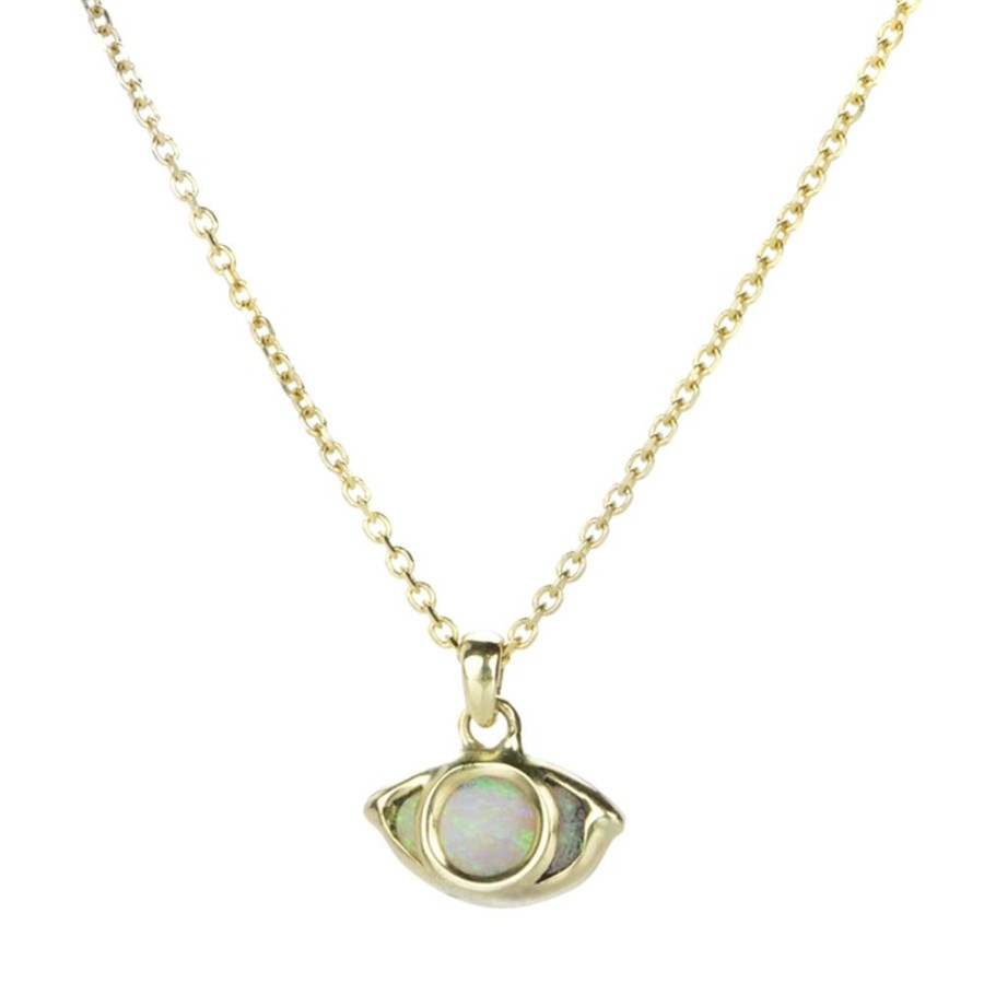 Necklaces Rachel Atherley | Opal Third Eye Pendant Necklace