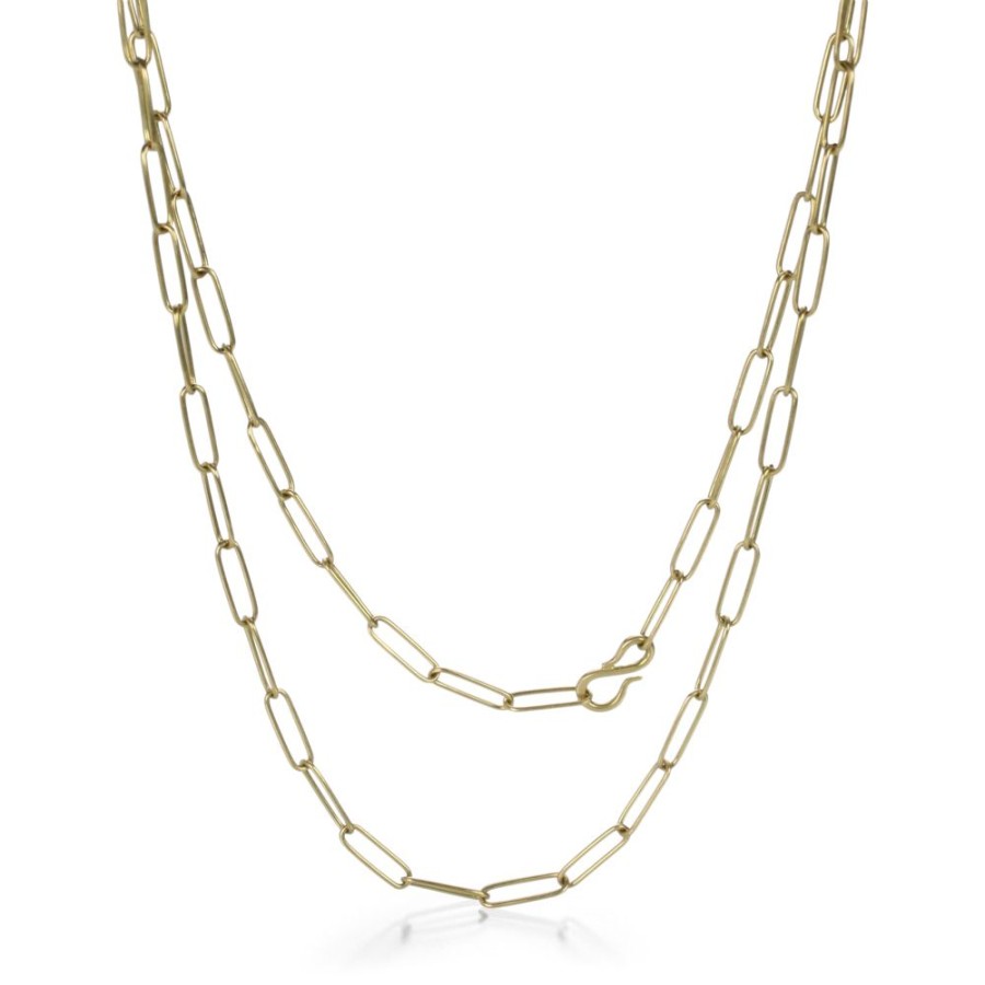 Necklaces Maria Beaulieu | 18K Yellow Gold Lightweight Chain- 26"