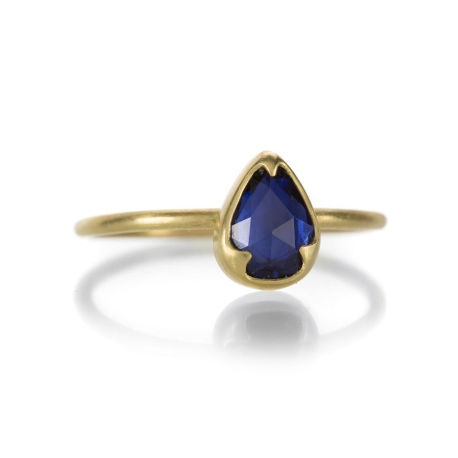 Rings Gabriella Kiss | Faceted Sapphire Pear Ring