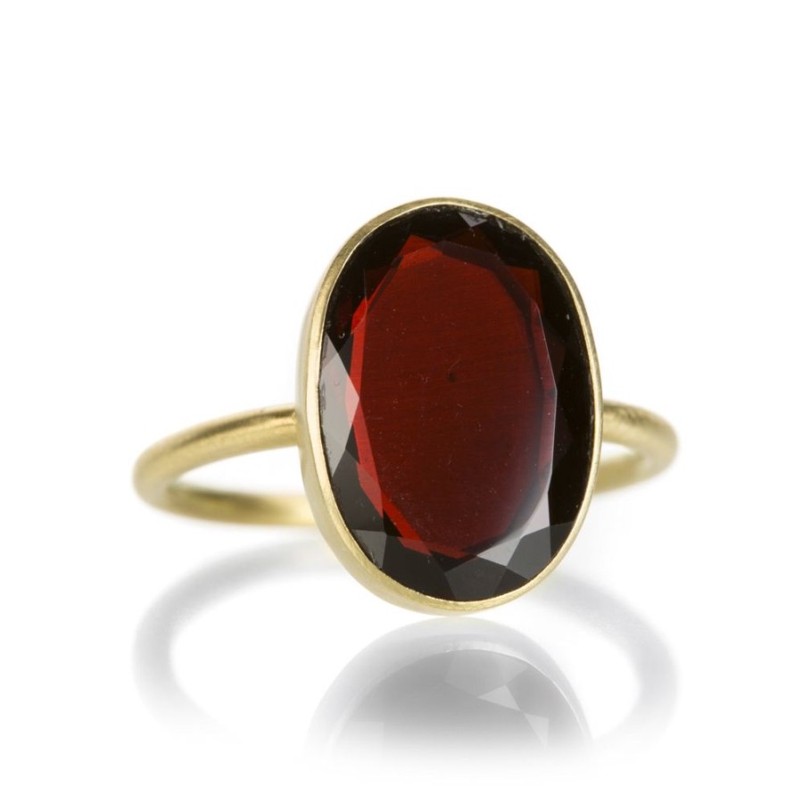 Rings Gabriella Kiss | Oval Almandine Garnet Ring