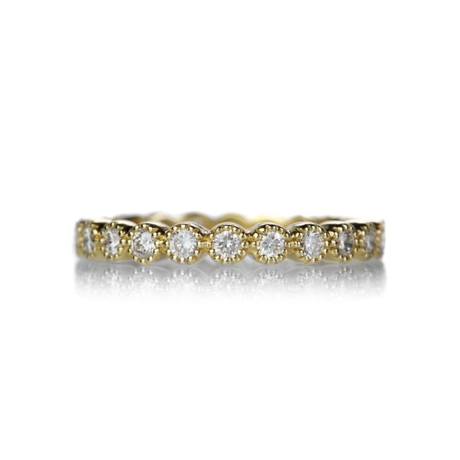 Rings Sethi Couture | 18K Bezel Set White Diamond Band