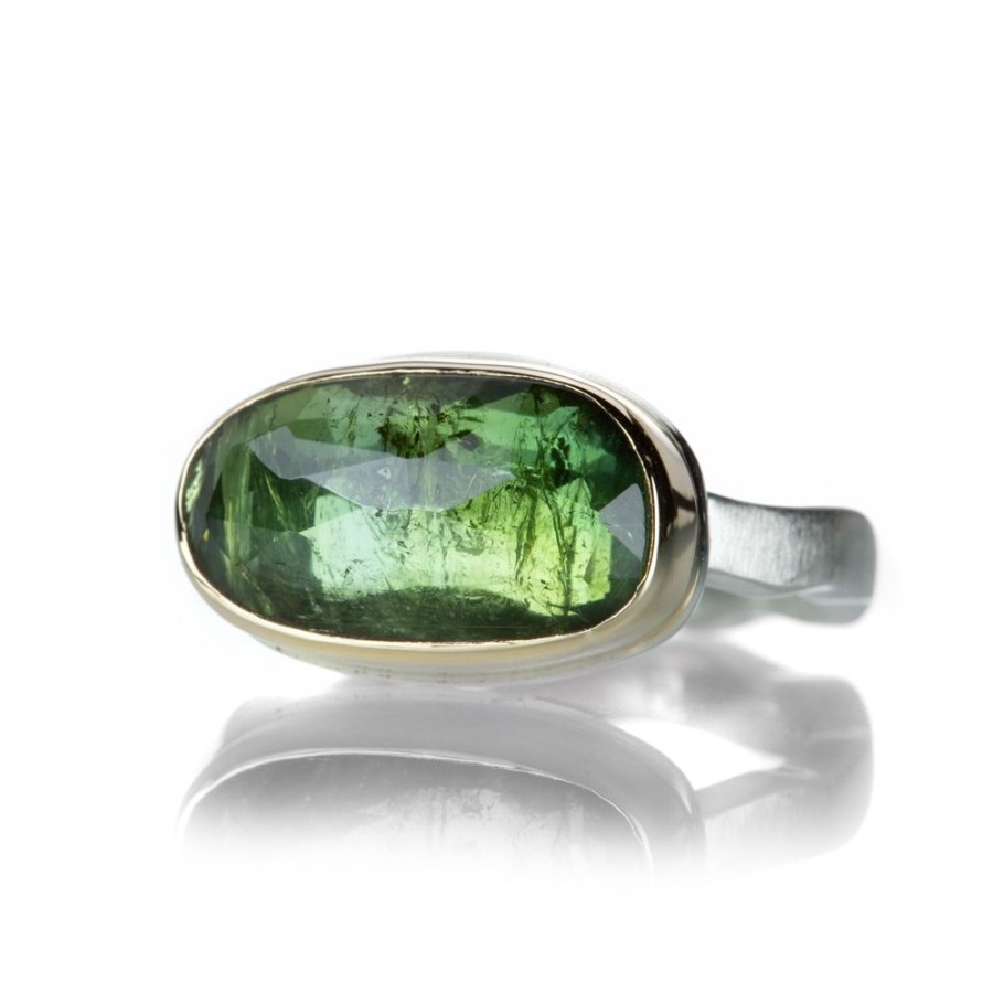 Rings Jamie Joseph | Rose Cut Green Tourmaline Ring