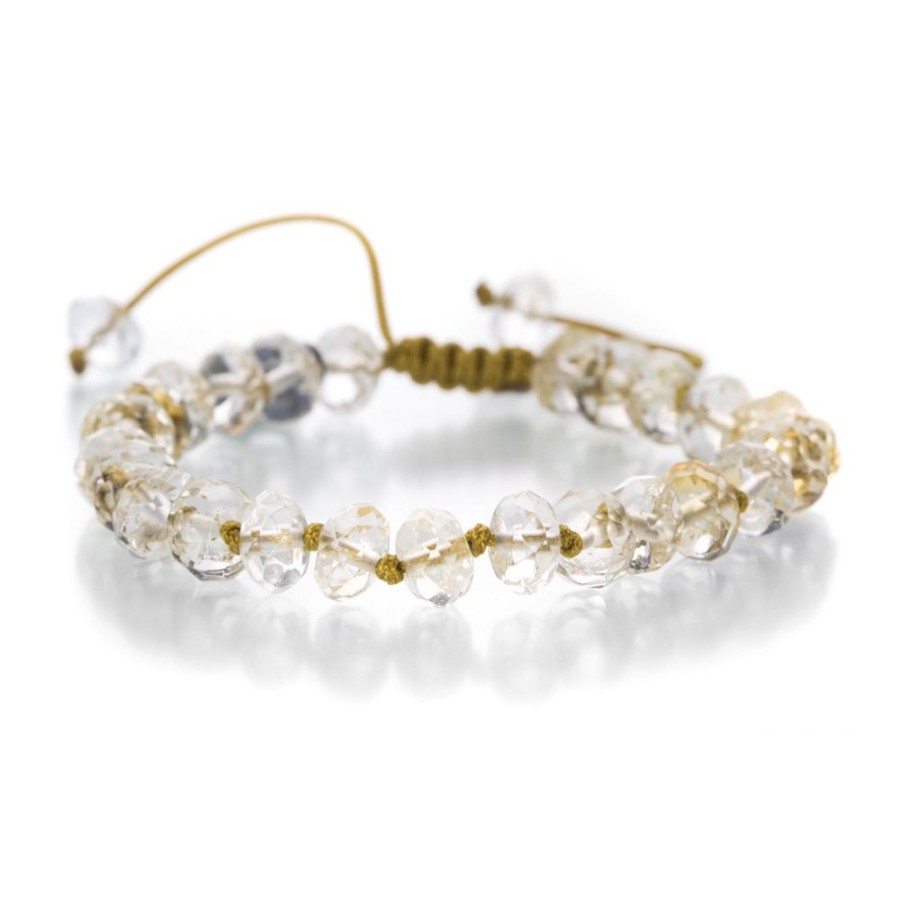 Bracelets Joseph Brooks | Faceted 8Mm Citrine Rondelle Bracelet