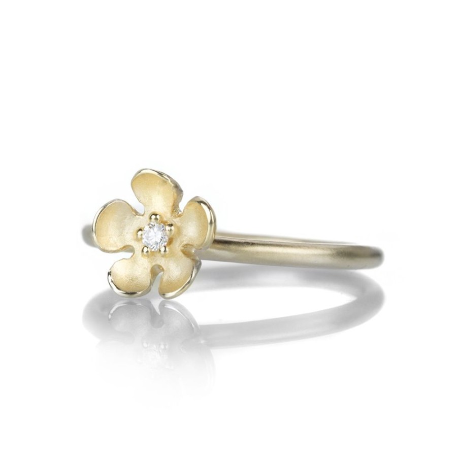 Rings Nicole Landaw | Single Flower Stacking Ring