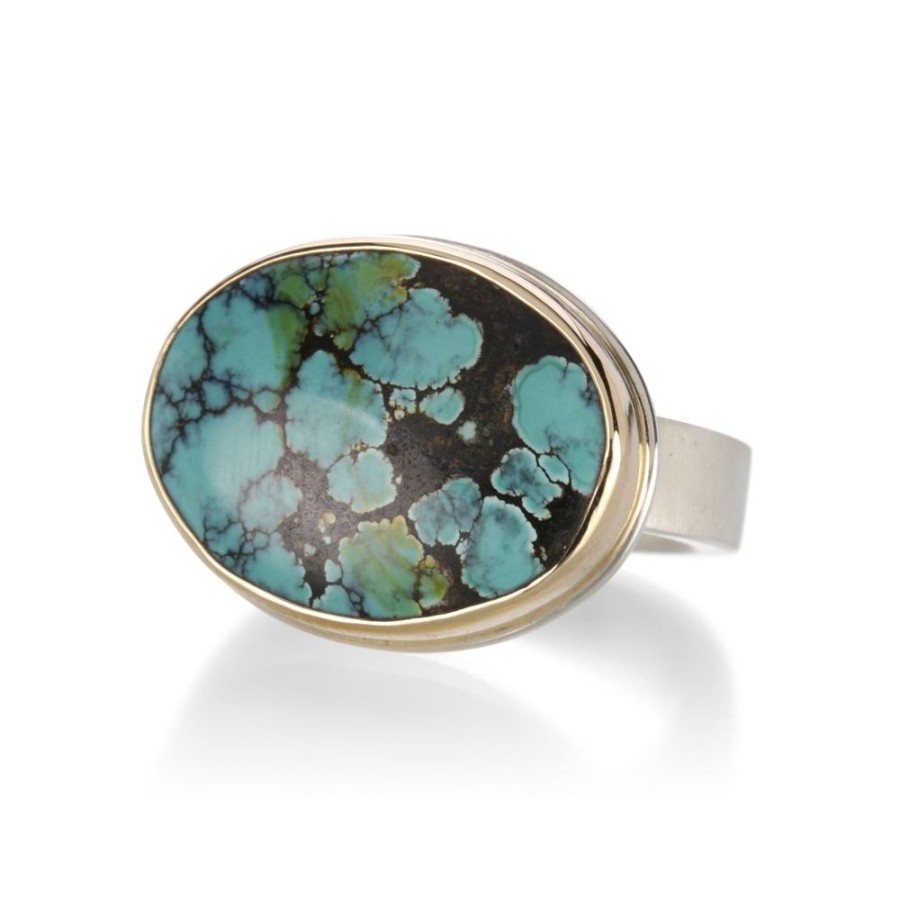 Rings Jamie Joseph | Oval Smooth Turquoise Ring