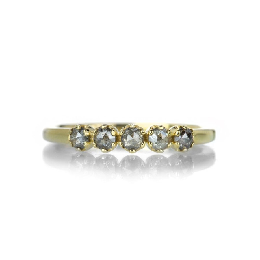 Rings Alexis Kletjian | Gray Rose Cut Diamond Band