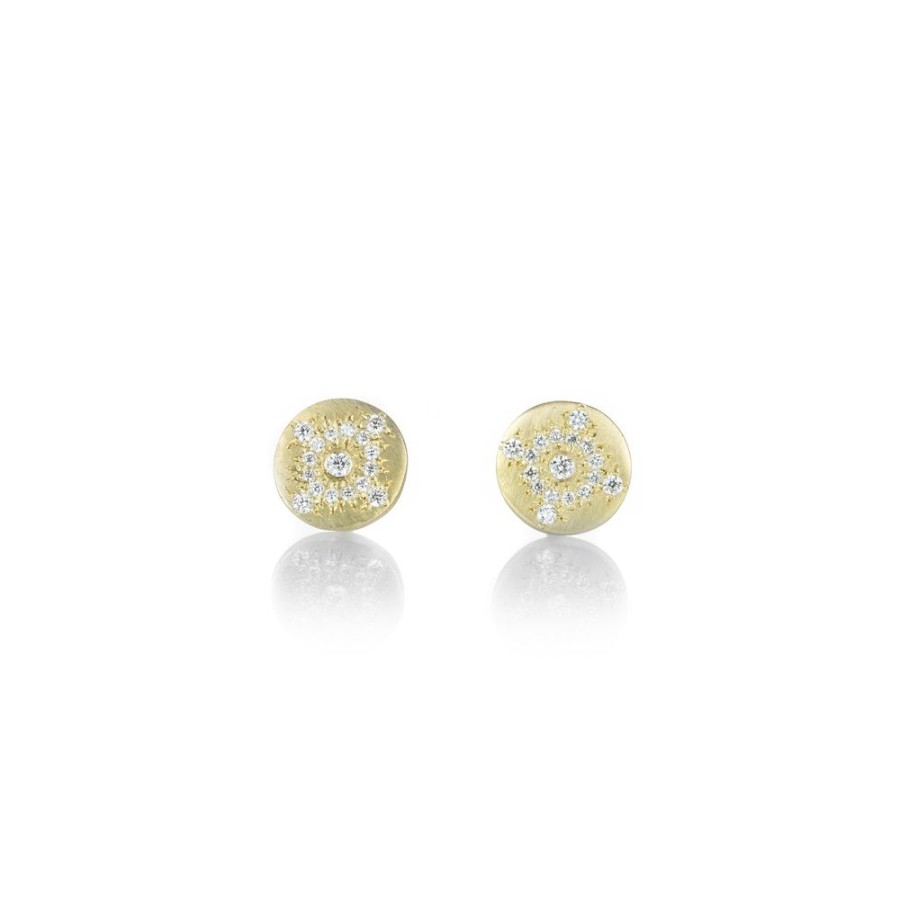 Earrings Adel Chefridi | 18K Shimmer Studs