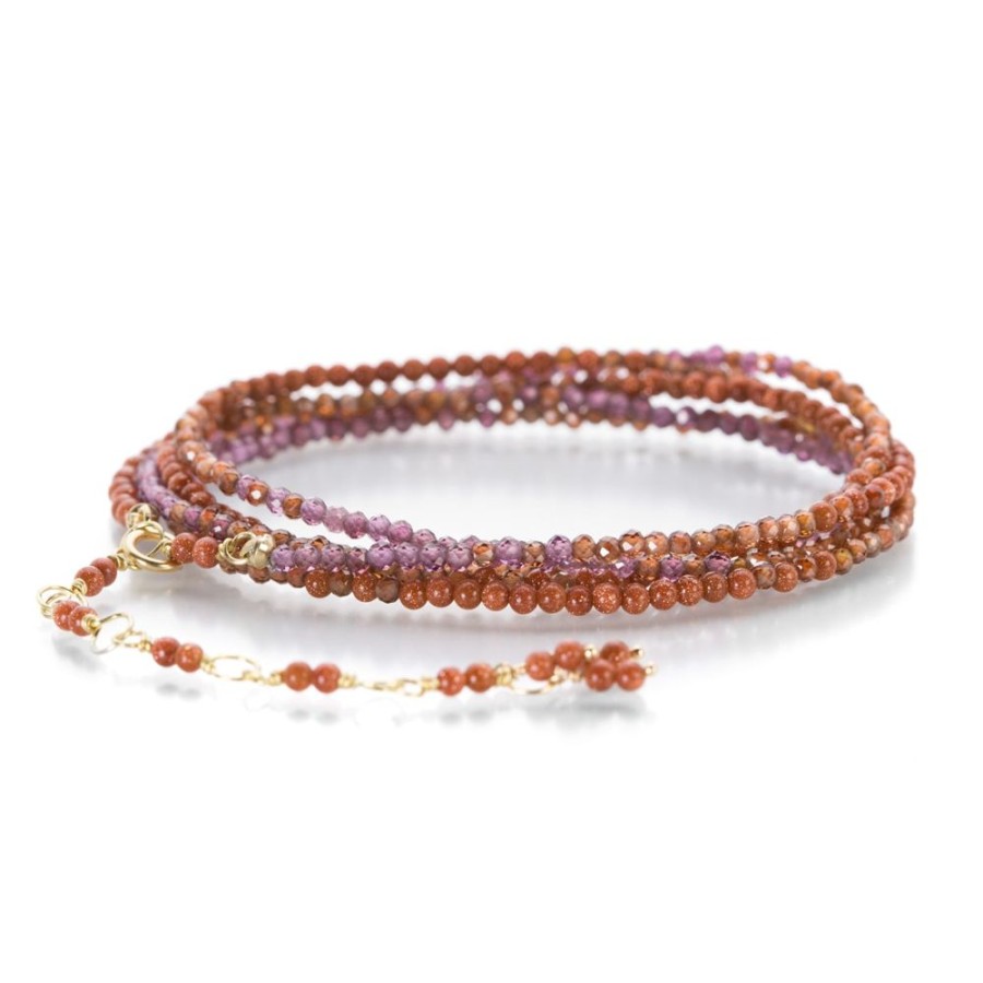 Bracelets Anne Sportun | Ombre Wine Wrap Bracelet