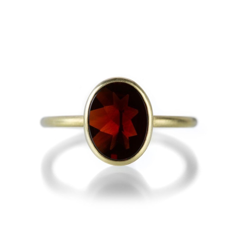 Rings Gabriella Kiss | Oval Alamandine Garnet Ring