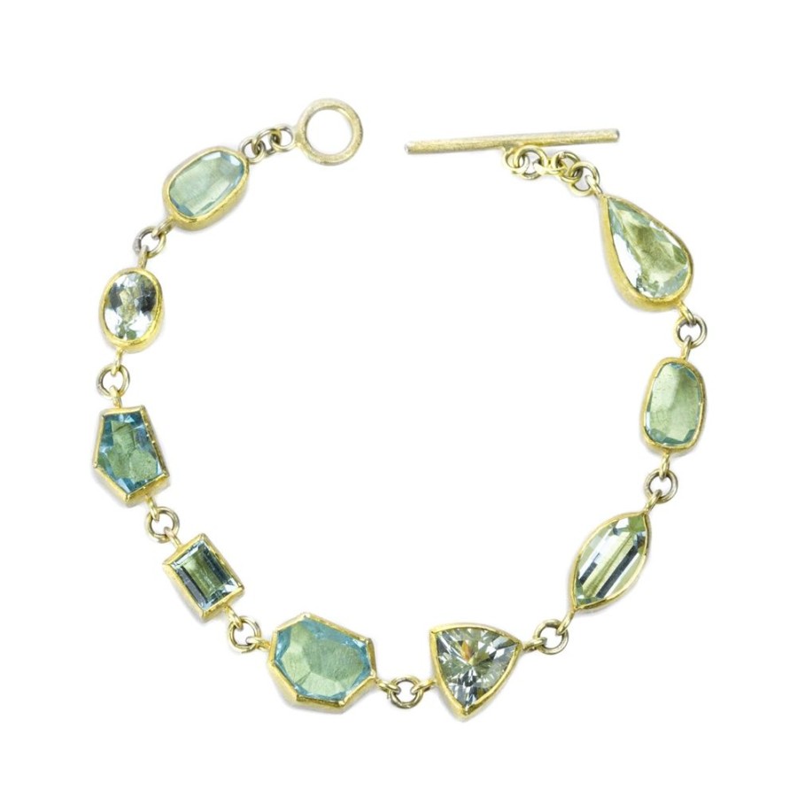 Bracelets Petra Class | Mixed Shape Aquamarine Bracelet