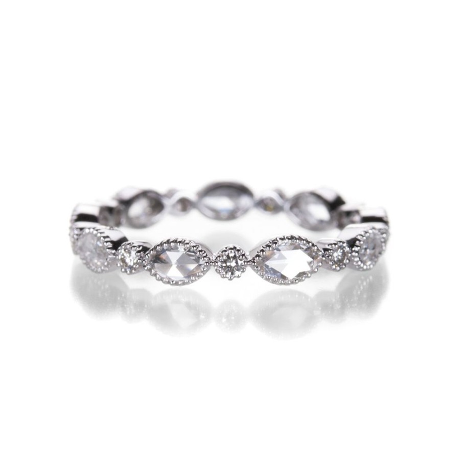 Rings Sethi Couture | White Diamond Marquise Band