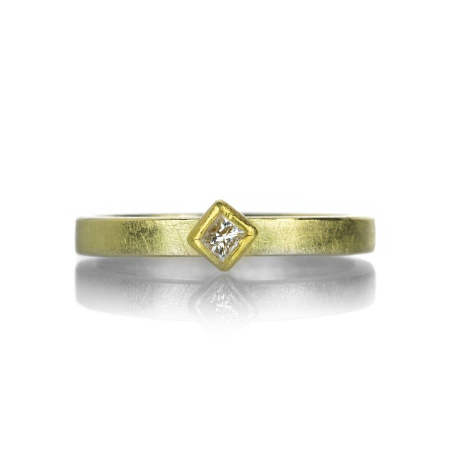 Rings Petra Class | Princess Cut White Diamond Ring