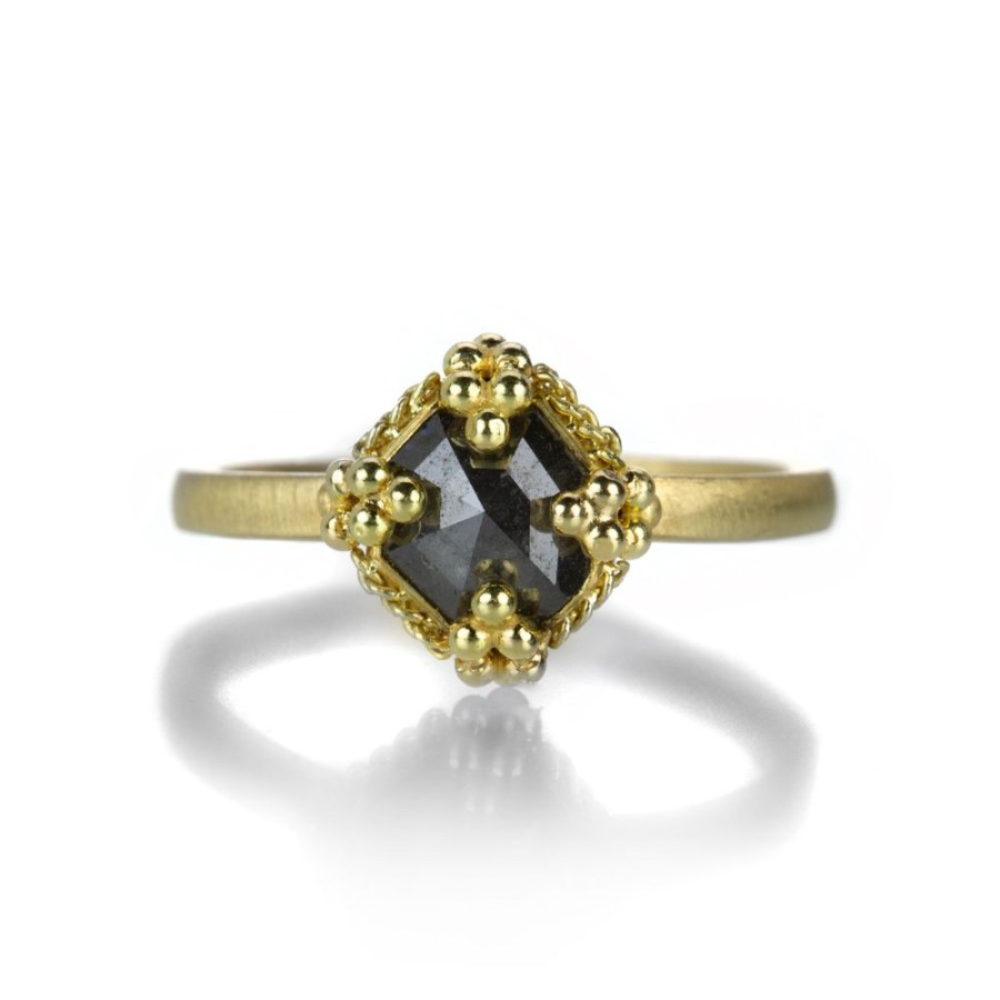 Rings Amali | Dark Gray Diamond Ring