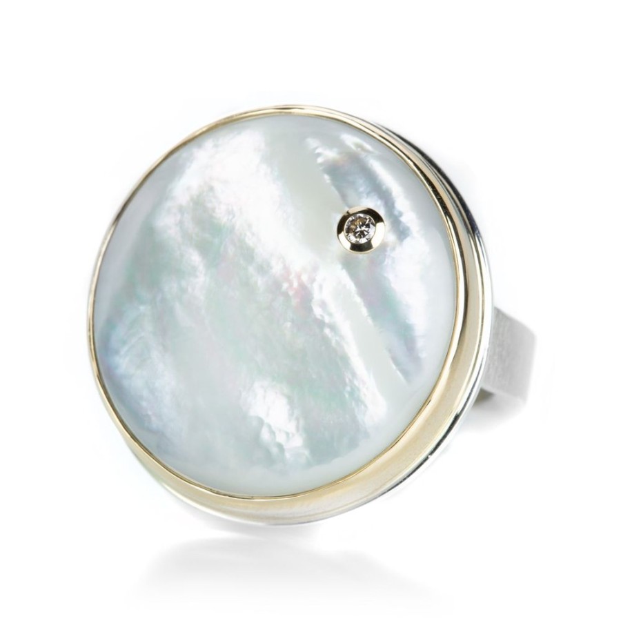 Rings Jamie Joseph | Round Mother Of Pearl Ring