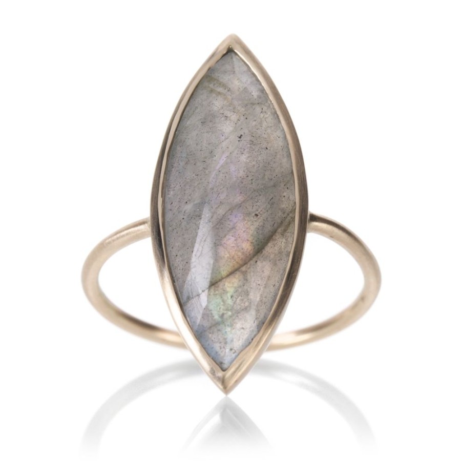 Rings Margaret Solow | Marquise Labradorite Ring