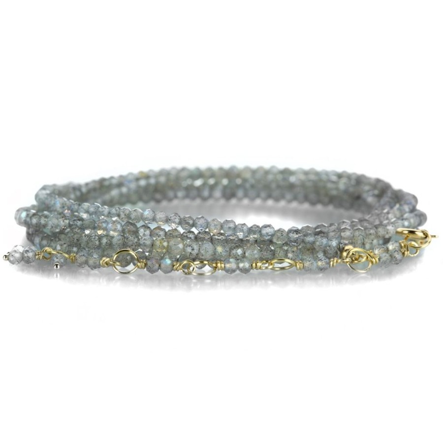 Bracelets Anne Sportun | 18K 34" Labradorite Wrap Bracelet