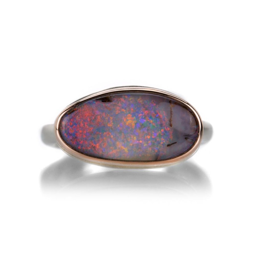 Rings Jamie Joseph | Small Asymmetrical Boulder Opal Ring