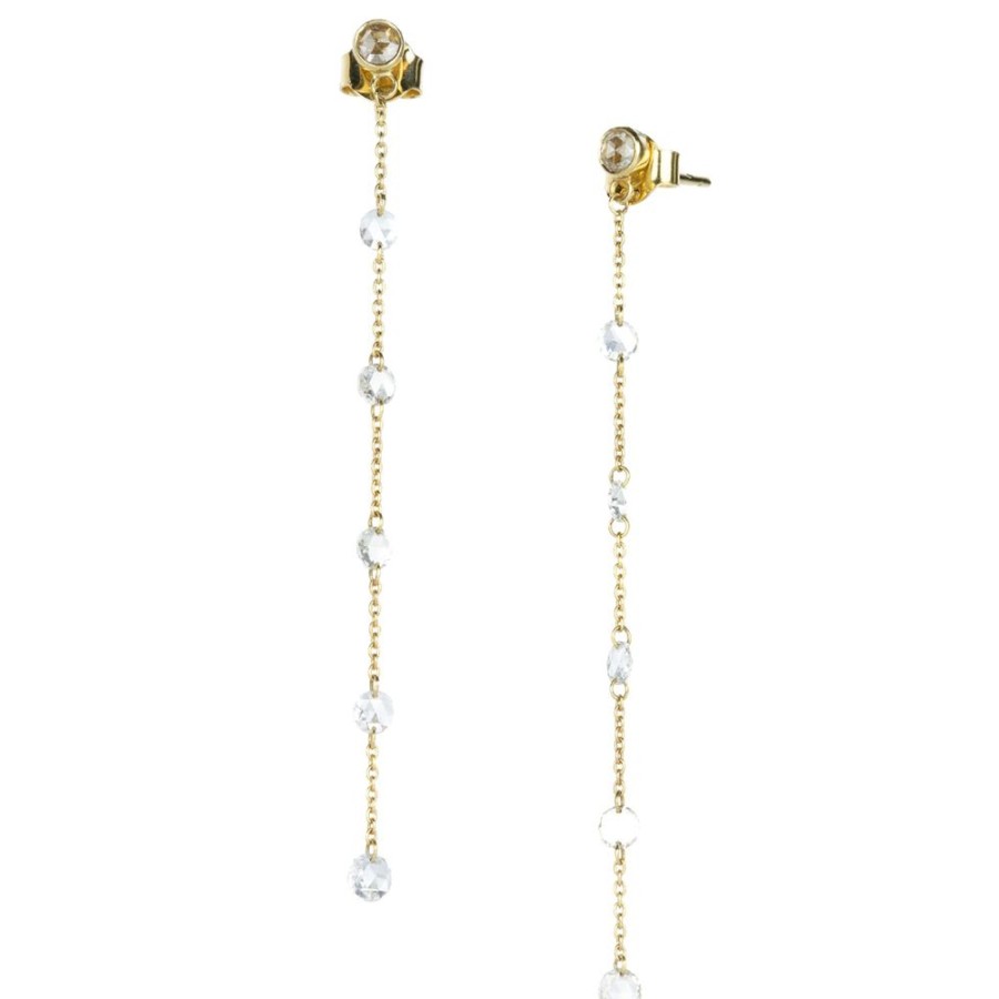 Earrings Sethi Couture | The Cien Diamond Long Earrings