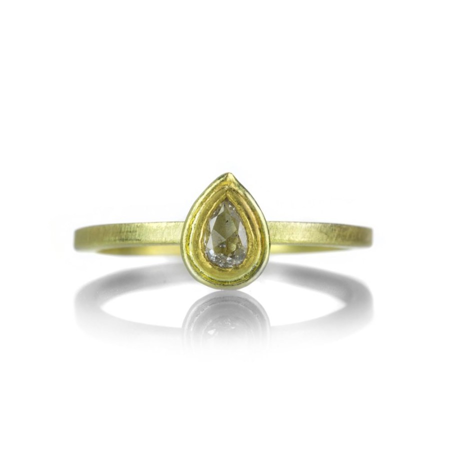 Rings Petra Class | Rose Cut Diamond Teardrop Ring