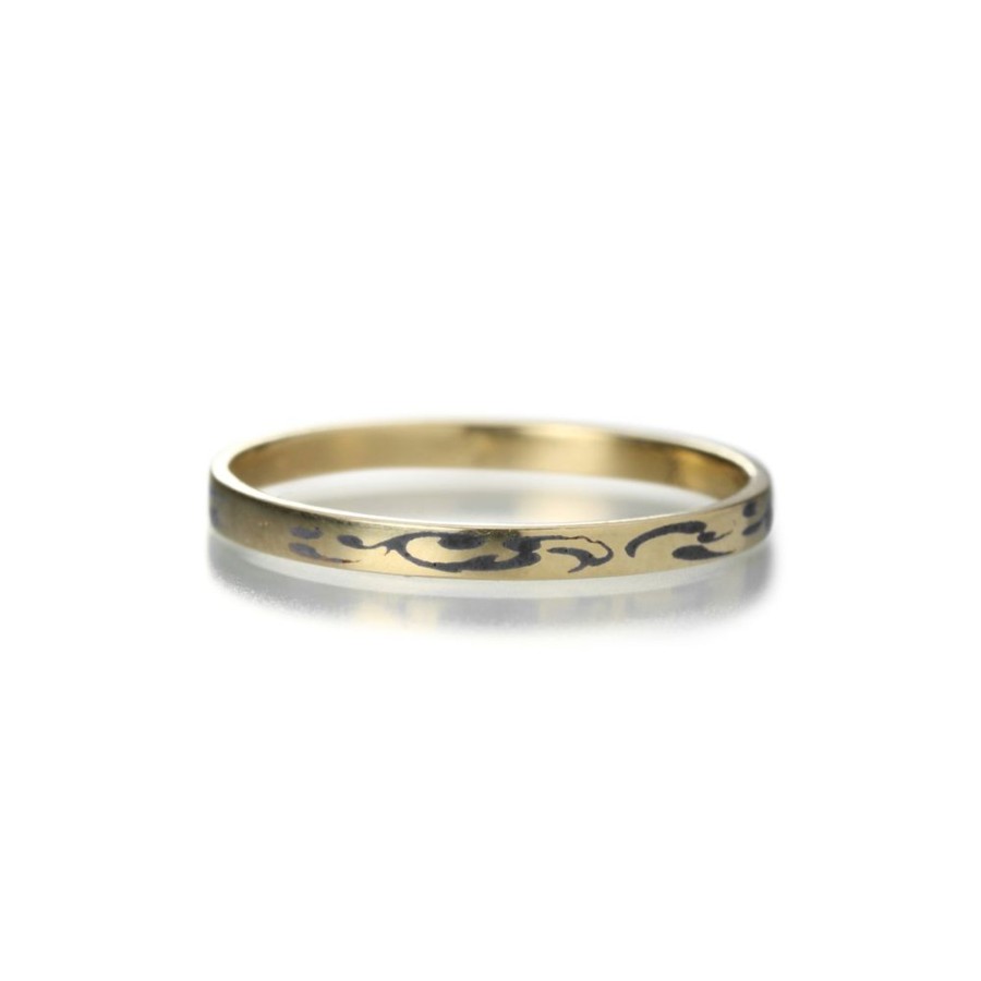 Rings Gabriella Kiss | Black Enamel Band