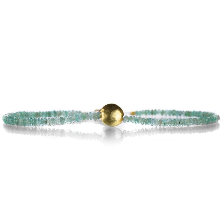 Bracelets Margaret Solow | 18K Emerald Beaded Bracelet