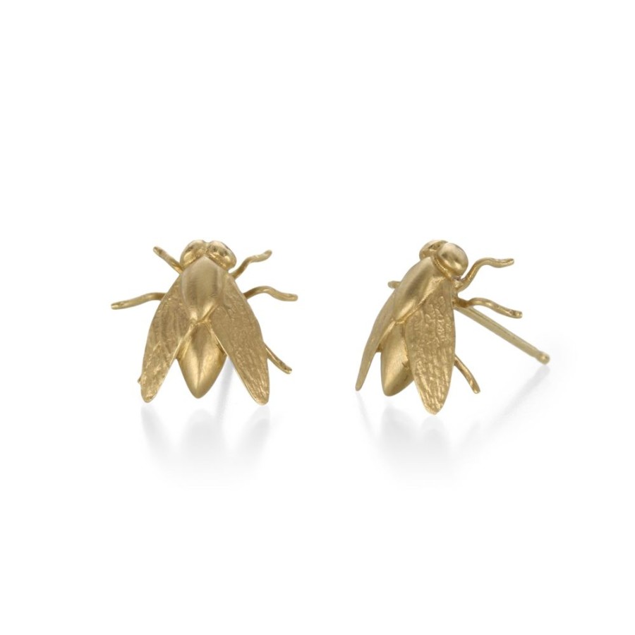 Earrings Gabriella Kiss | 18K Yellow Gold Fly Earrings