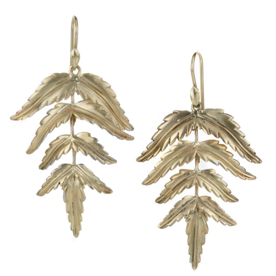 Earrings Annette Ferdinandsen | Small Fern Earrings