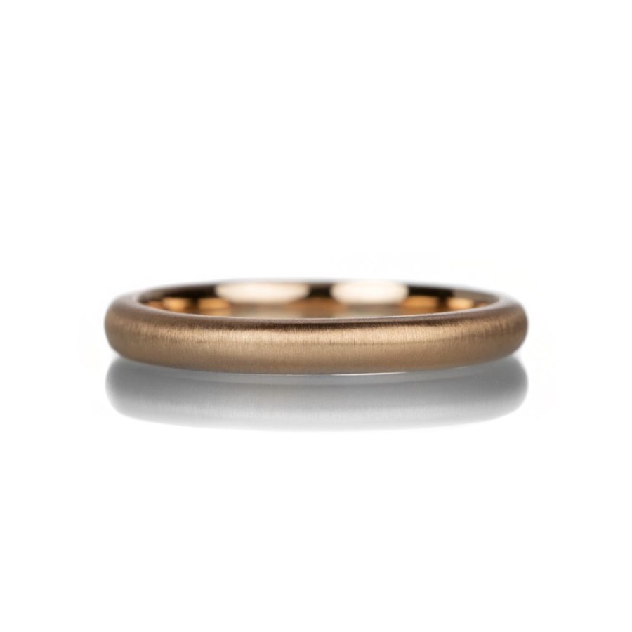 Rings Alexis Kletjian | Rose Gold Matte Skinny Band