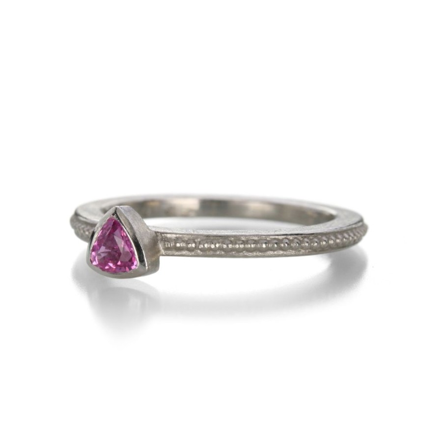 Rings Barbara Heinrich | Pink Sapphire Trillion Ring