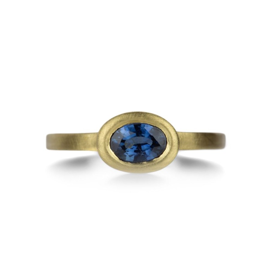 Rings Marian Maurer | Oval Blue Sapphire Callista Ring