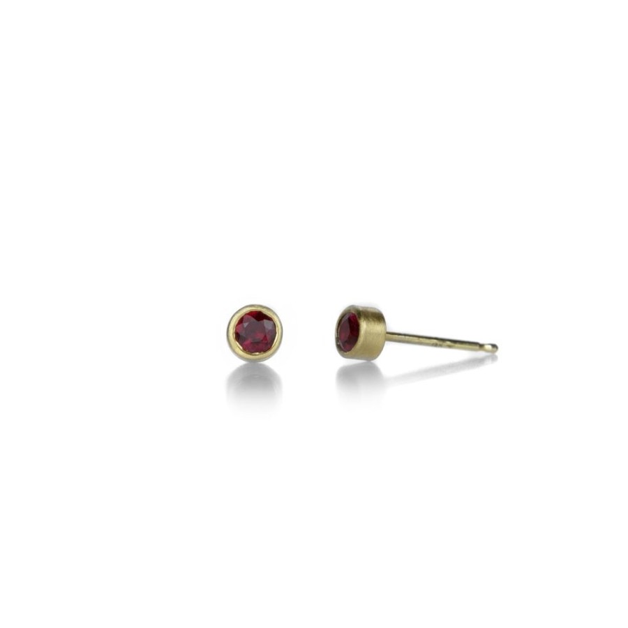 Earrings Marian Maurer | Teeny Ruby Studs