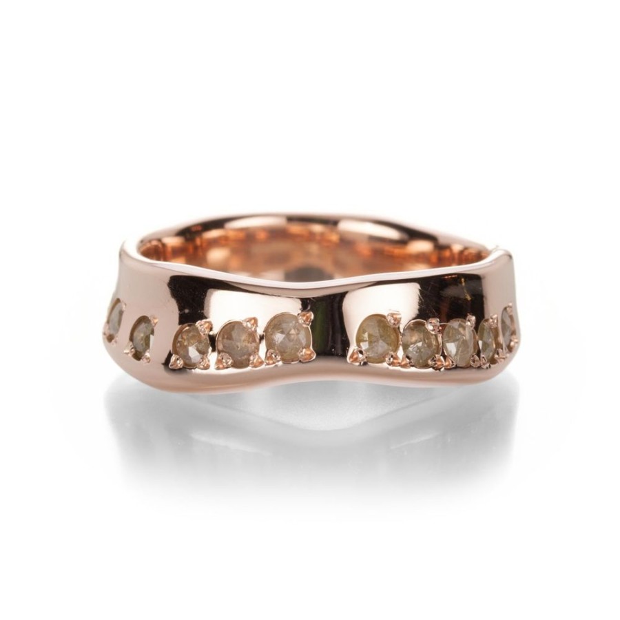 Rings Sirciam | Rose Gold Diamond Eternity Band