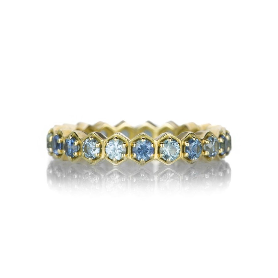 Rings Alexis Kletjian | Montana Sapphire Hexagon Ring